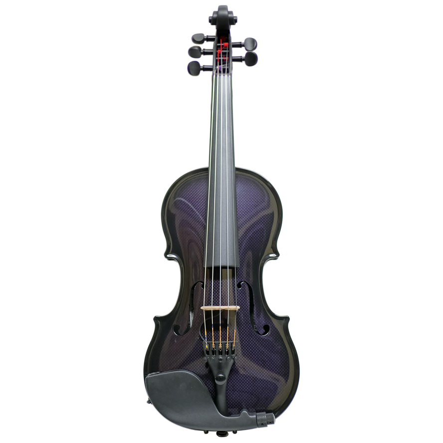 Carbon E-Geige 5 Saiten, violett