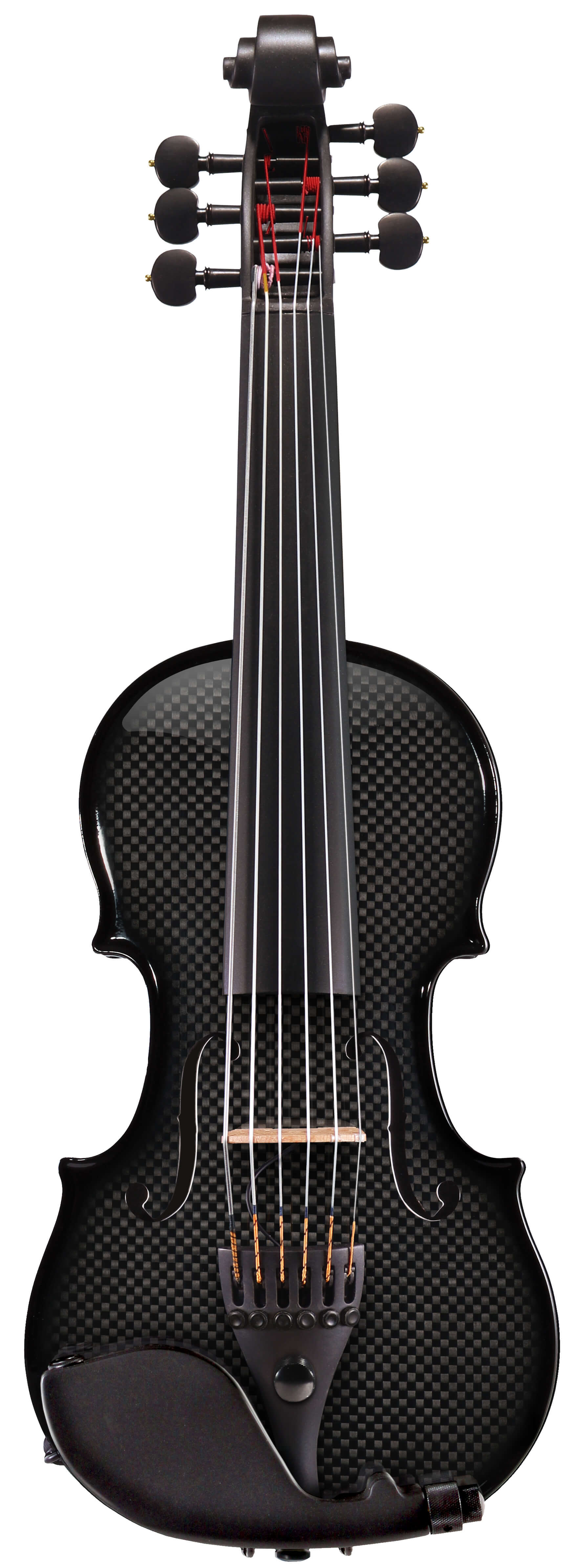 E-Geige 6 Saiten Carbon Schwarz