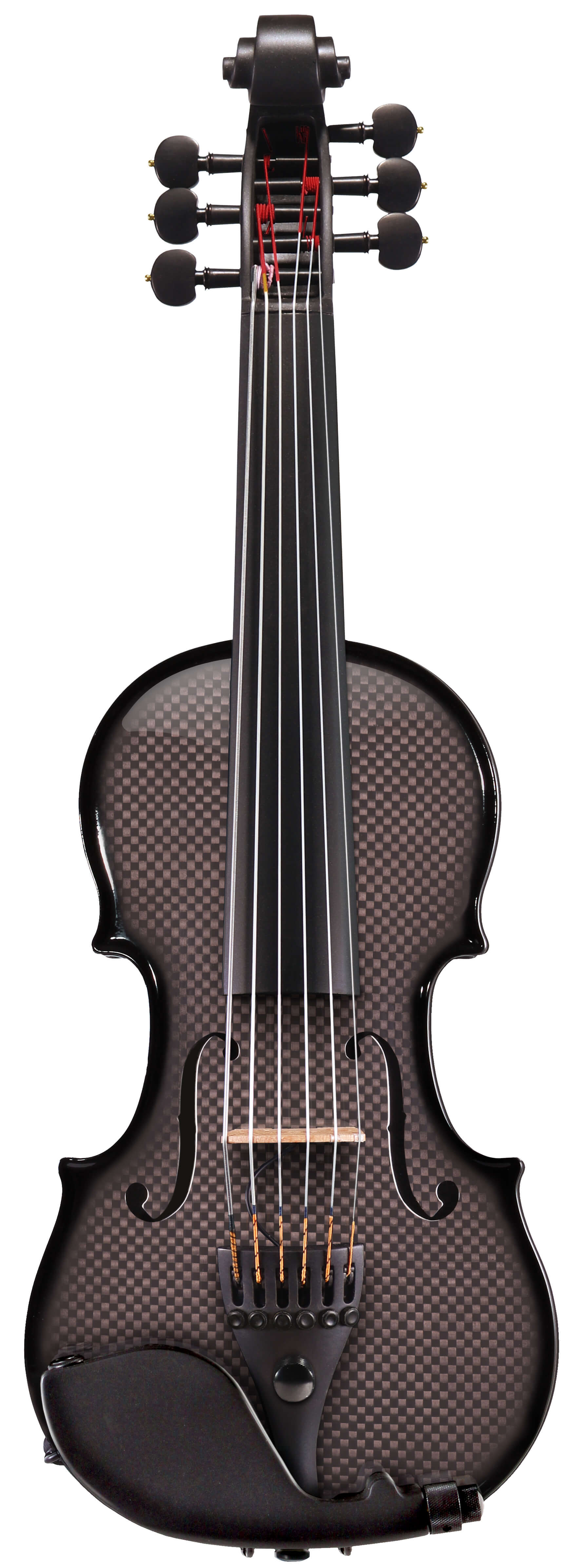 Electric Violin 6 Strings Carbon Champagne