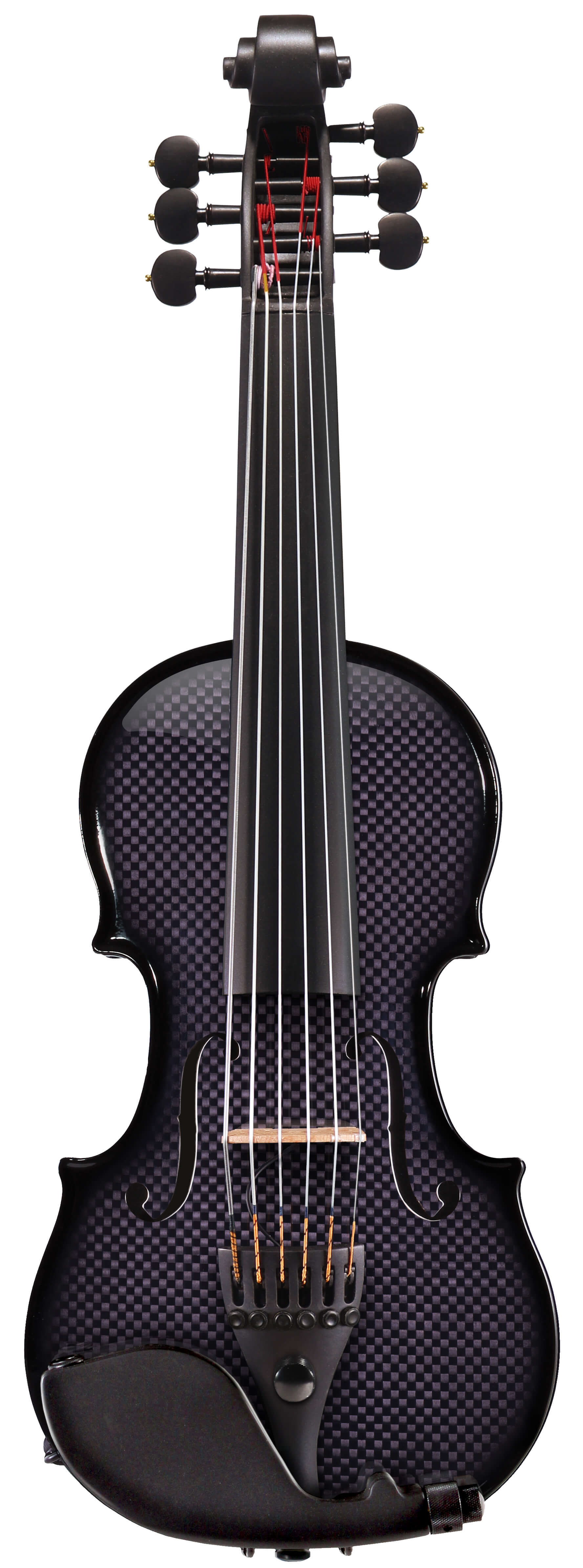 E-Geige 6 Saiten Carbon Violett