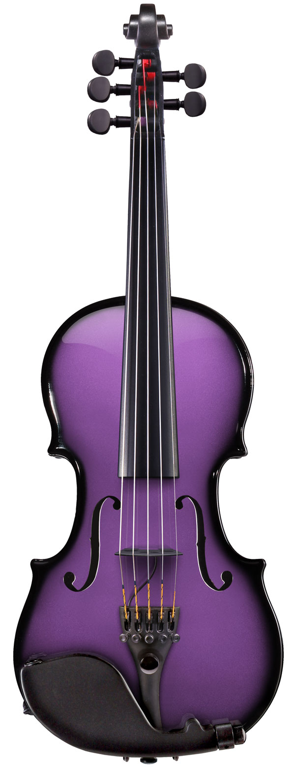 Carbon Violin Purple 5 Strings